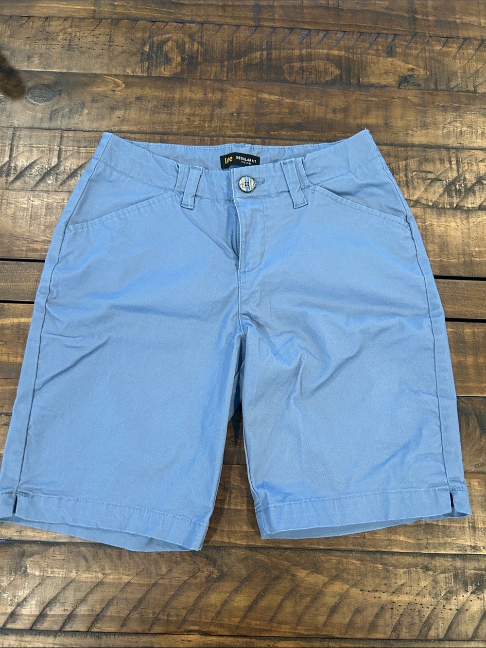 Lee Women’s Sky Blue Bermuda Shorts